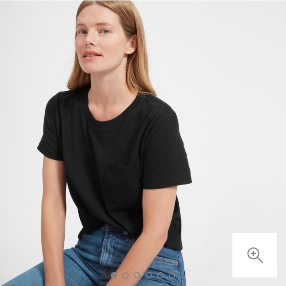 Everlane Cotton Box Cut Pocket Tee